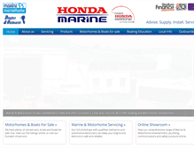 Tablet Screenshot of marinemotorhome.co.nz